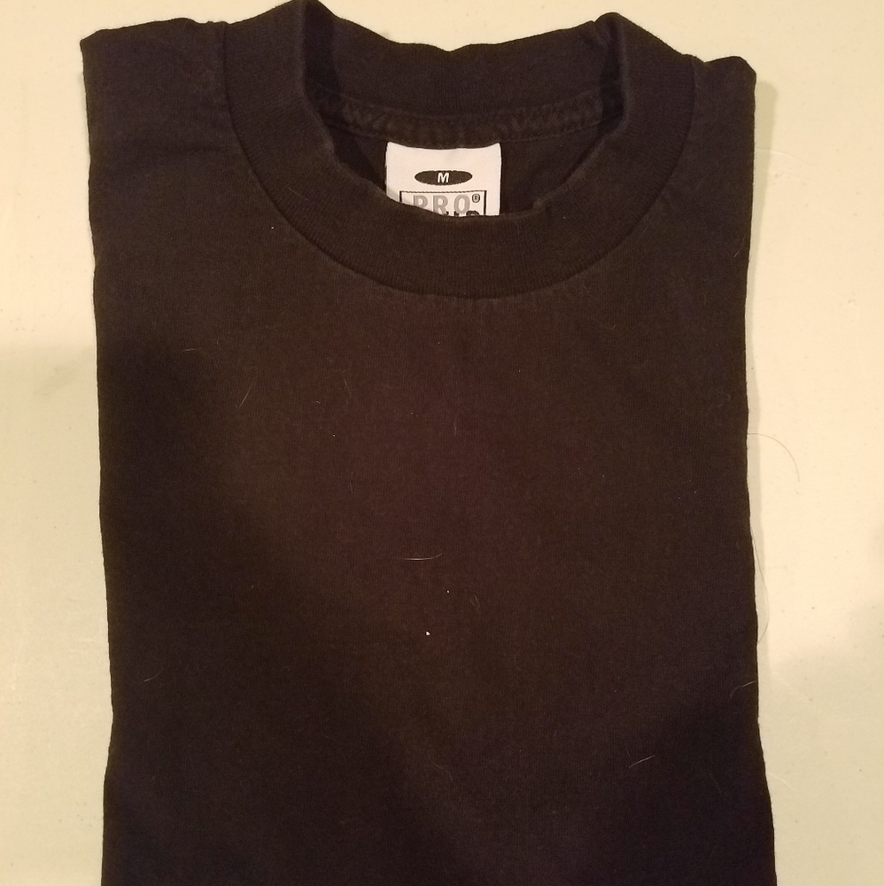 Plain black shirt